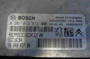 БЛОК УПРАВЛЕНИЯ PEUGEOT BOSCH 9664843780 0281013872