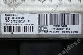 БЛОК УПРАВЛЕНИЯ PEUGEOT C4 1.6HDI S180123008B 9801622880