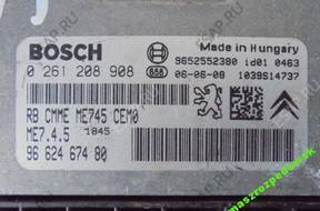 БЛОК УПРАВЛЕНИЯ PEUGEOT CITROEN 0261208908 9662467480