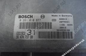 БЛОК УПРАВЛЕНИЯ PEUGEOT CITROEN 0281010877 9647473780