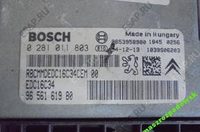 БЛОК УПРАВЛЕНИЯ PEUGEOT CITROEN 0281011803 9656161980