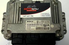 БЛОК УПРАВЛЕНИЯ PEUGEOT CITROEN 0281012523 9664843480