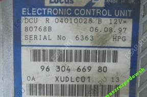 БЛОК УПРАВЛЕНИЯ PEUGEOT CITROEN 9630466980 04010028B