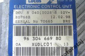 БЛОК УПРАВЛЕНИЯ PEUGEOT CITROEN 9630469980 R04010028B