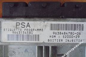 БЛОК УПРАВЛЕНИЯ PEUGEOT CITROEN 9643134580 9638484780-06