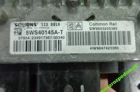 БЛОК УПРАВЛЕНИЯ PEUGEOT CITROEN 9653205380 5WS40145A-T