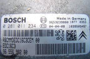 БЛОК УПРАВЛЕНИЯ PEUGEOT CITROEN 9655698280 0281011234