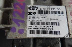 БЛОК УПРАВЛЕНИЯ PEUGEOT CITROEN IAW 6LP2.03 9657429680