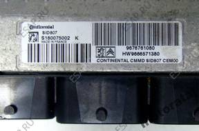 БЛОК УПРАВЛЕНИЯ PEUGEOT CITROEN S180075002K 9676761080