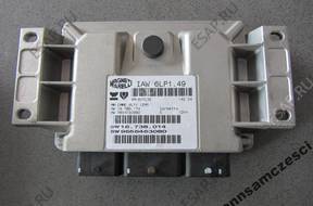 БЛОК УПРАВЛЕНИЯ PEUGEOT   IAW 6LP1.49 9656463080
