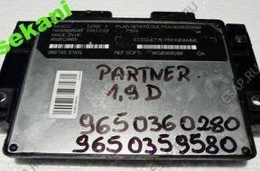 БЛОК УПРАВЛЕНИЯ  Peugeot Partner  9650360280 9650359580