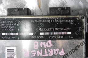 БЛОК УПРАВЛЕНИЯ   PEUGEOT PARTNER DW8 9650360480