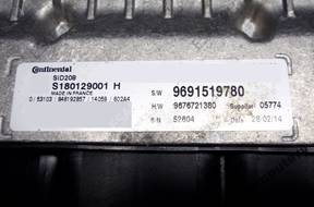 БЛОК УПРАВЛЕНИЯ PEUGEOT sid208 s180129001h 9691519780