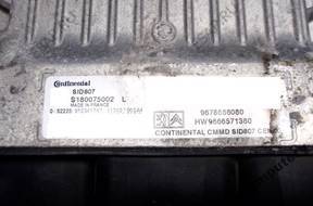 БЛОК УПРАВЛЕНИЯ PEUGEOT sid807 s180075002l 9678686080