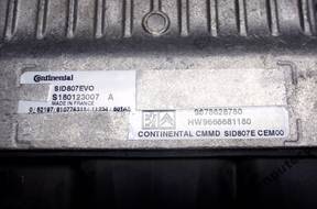 БЛОК УПРАВЛЕНИЯ PEUGEOT sid807evo s180123007a 9678628780