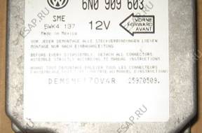 БЛОК УПРАВЛЕНИЯ ПОДУШЕК airbag VW POLO GOLF 6N0909603