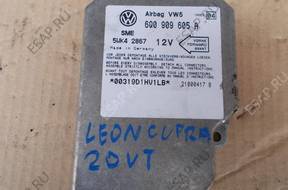 БЛОК УПРАВЛЕНИЯ ПОДУШЕК SEAT LEON 1 6Q0909605A AIRBAG