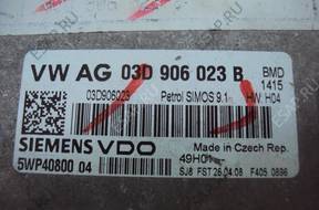 БЛОК УПРАВЛЕНИЯ POLO 1.2 FOX   ДВИГАТЕЛЕМ 03D906023B