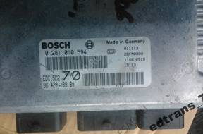 БЛОК УПРАВЛЕНИЯ  PSA 0 281 010 594  ДВИГАТЕЛЕМ
