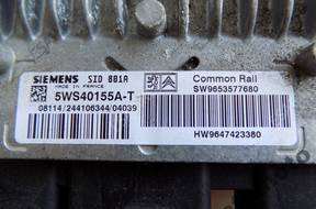 БЛОК УПРАВЛЕНИЯ PSA 2,0 HDI SIEMENS SID 801A 5WS40155A-T