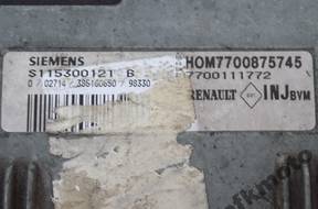 БЛОК УПРАВЛЕНИЯ RENAUL 1.6 8V БЕЗ КОДА БЕЗ ИММОБИЛАЙЗЕРА S115300121B