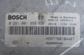 БЛОК УПРАВЛЕНИЯ   RENAULT 0281001999 7700104407