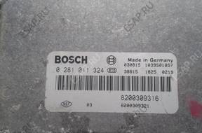 БЛОК УПРАВЛЕНИЯ   RENAULT 0281011324 8200309316