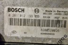 БЛОК УПРАВЛЕНИЯ RENAULT 0281012199 LAGUNA II 2.0 DCI
