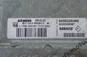 БЛОК УПРАВЛЕНИЯ RENAULT 1.2 16V 8200326395 S110140201A