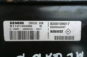 БЛОК УПРАВЛЕНИЯ   RENAULT 1.4  8200044437