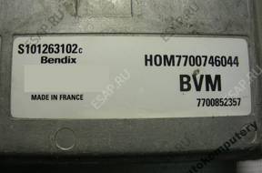 БЛОК УПРАВЛЕНИЯ RENAULT 1.7 7700746044 s101263102c БЕЗ КОДА