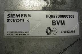 БЛОК УПРАВЛЕНИЯ RENAULT 1.8 7700860308 s101725111q БЕЗ КОДА