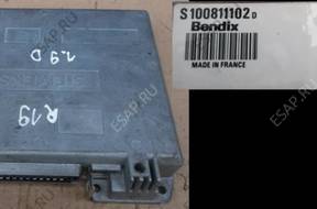 БЛОК УПРАВЛЕНИЯ Renault 19 1.4   S100811102D
