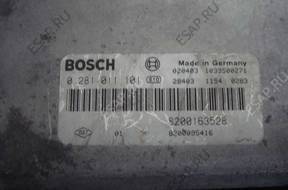 БЛОК УПРАВЛЕНИЯ   RENAULT 1.9 DCI 0281011101