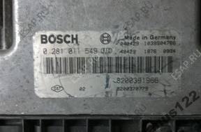 БЛОК УПРАВЛЕНИЯ RENAULT 1.9 DCI 0281011549 8200391966
