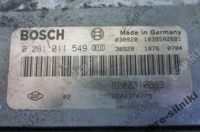 БЛОК УПРАВЛЕНИЯ   RENAULT 1.9 DCI 0281011549