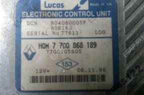 БЛОК УПРАВЛЕНИЯ RENAULT 1.9 dT 7700868189 7700105605