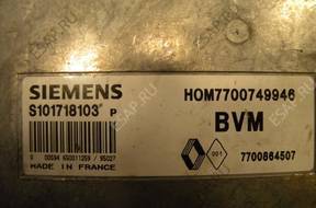 БЛОК УПРАВЛЕНИЯ   Renault 19 HOM7700749946