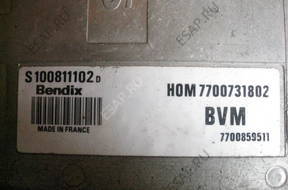 БЛОК УПРАВЛЕНИЯ renault 19 s100811102 d HOM7700731802