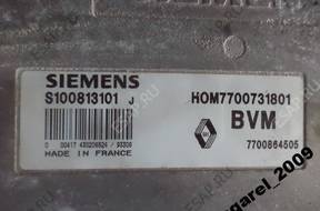 БЛОК УПРАВЛЕНИЯ RENAULT 19 S100813101J HOM7700731801
