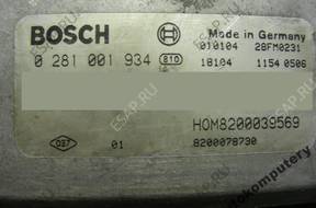 БЛОК УПРАВЛЕНИЯ RENAULT 1.9D 8200039569 0281001934 БЕЗ КОДА