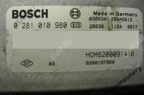 БЛОК УПРАВЛЕНИЯ RENAULT 1.9D 8200091416 0281010980 БЕЗ КОДА