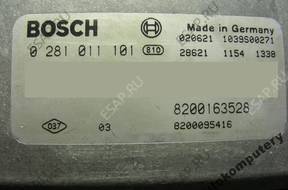 БЛОК УПРАВЛЕНИЯ RENAULT 1.9D 8200163528 0281011101 БЕЗ КОДА