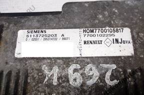 БЛОК УПРАВЛЕНИЯ RENAULT 2.0 7700105817 s113725203a БЕЗ КОДА