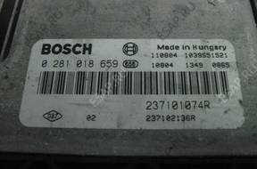 БЛОК УПРАВЛЕНИЯ RENAULT 2.0 DCI 0281018659 237101074 год, NT