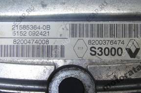 БЛОК УПРАВЛЕНИЯ RENAULT 215853640B 8200376474 8200474008