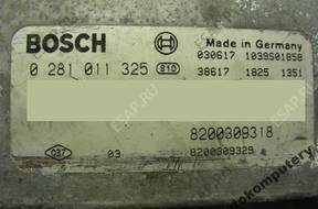 БЛОК УПРАВЛЕНИЯ RENAULT 2.2D 8200309318 0281011325 БЕЗ КОДА