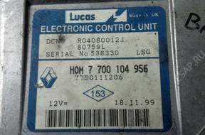 БЛОК УПРАВЛЕНИЯ RENAULT 7700104956 7700111206 R04080012