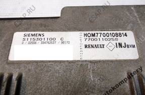 БЛОК УПРАВЛЕНИЯ RENAULT 7700108814 s115301100c БЕЗ КОДА
