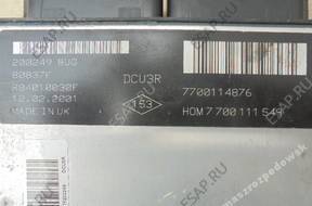БЛОК УПРАВЛЕНИЯ   RENAULT 7700114876 7700111549